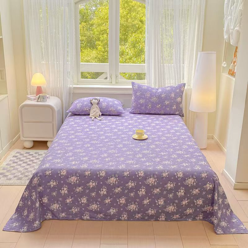 A-grade double-layer yarn bedding three-piece set