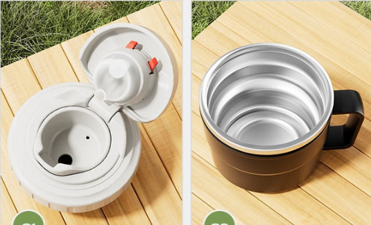 Electric stew pot and thermos cup