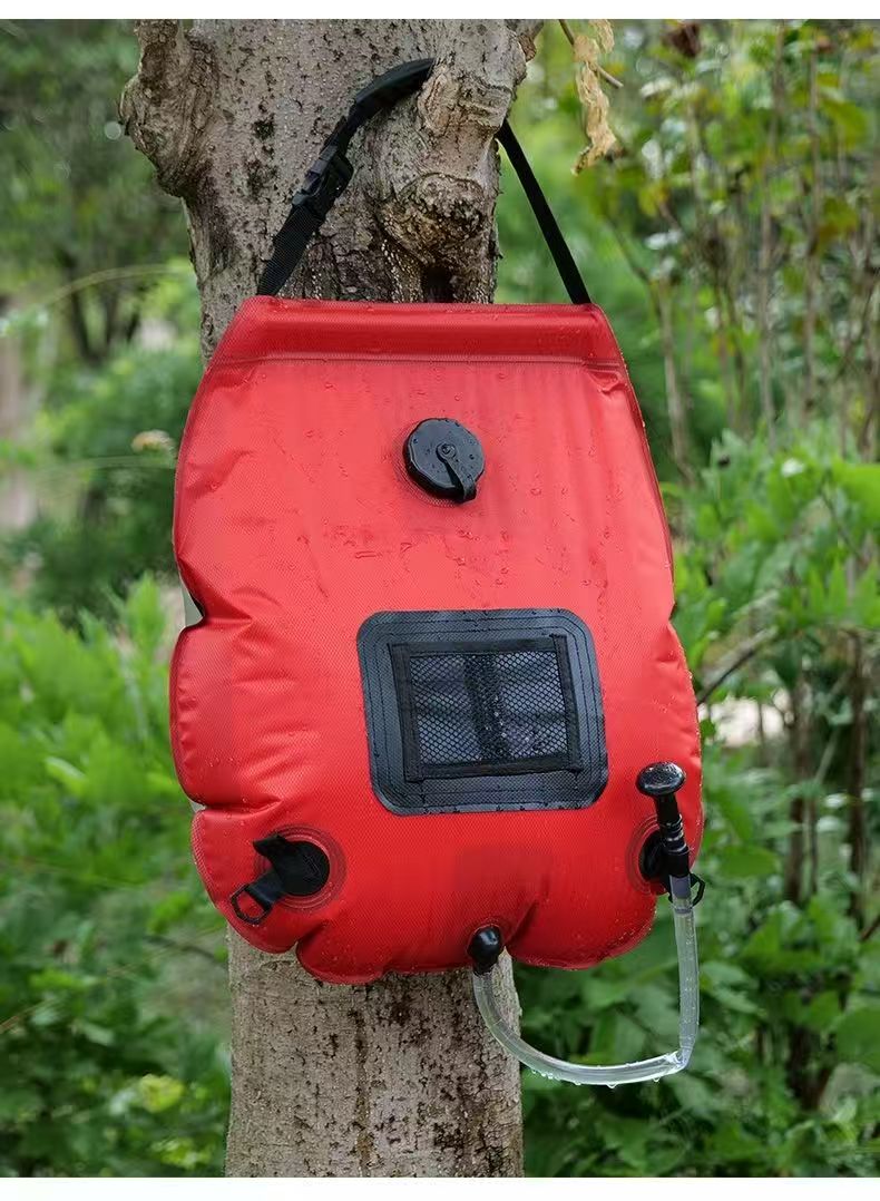 Camping water storage hot water bottle