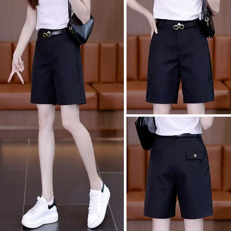 High-waisted shorts-高腰五分裤