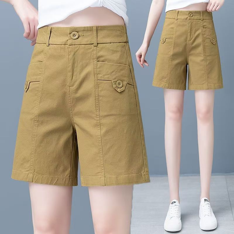 High-waisted shorts-高腰五分裤