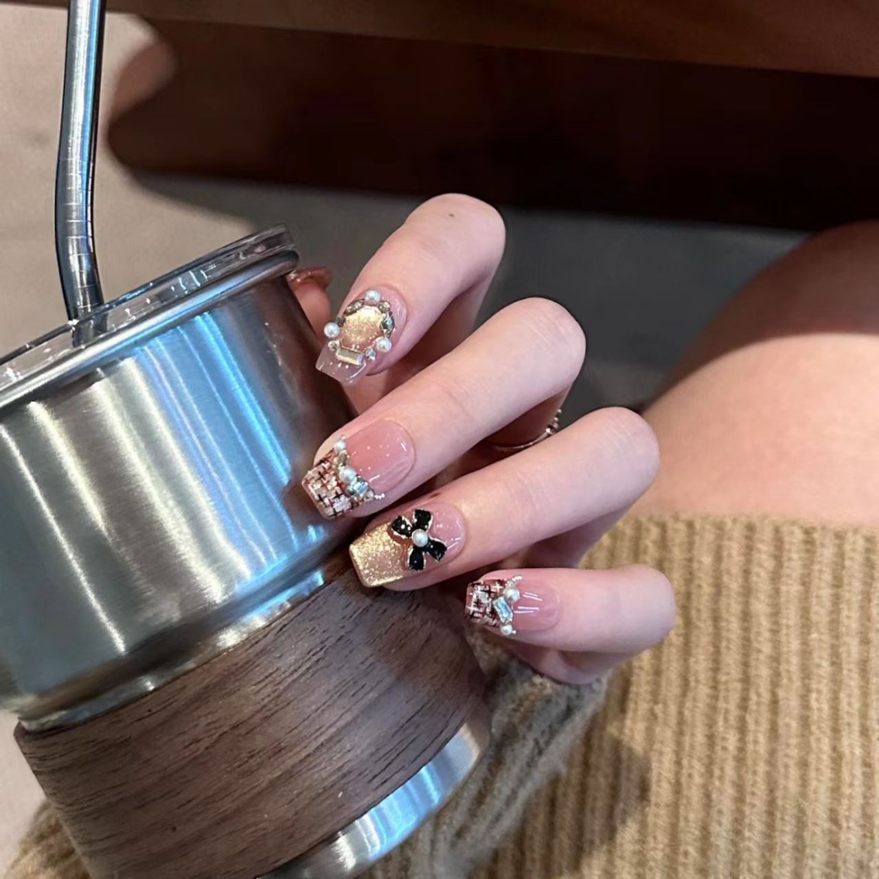 Handmade wearable nails-36 pieces, buy one get one free