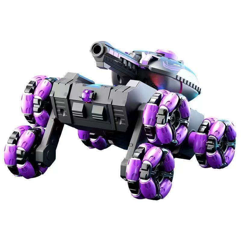 360° rotating remote control tank