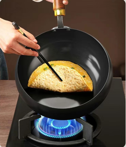 Big belly iron pot
