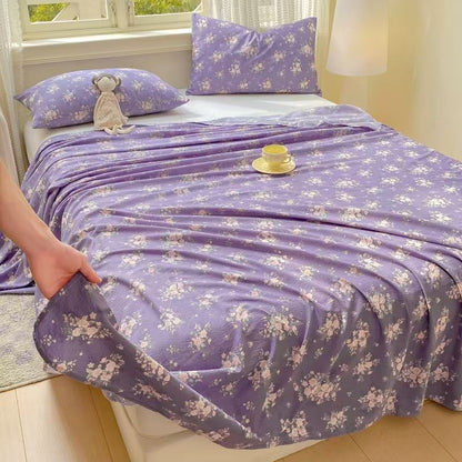 A-grade double-layer yarn bedding three-piece set