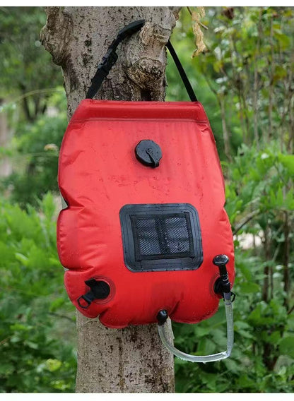 Camping water storage hot water bottle
