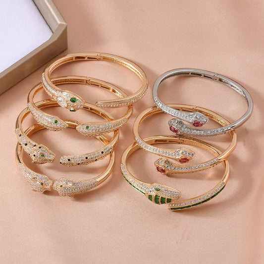 Wrap bracelet + clover bracelet-缠绕手镯＋三叶草手链