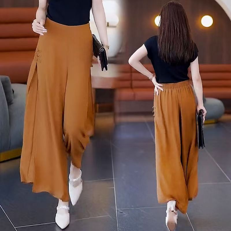 high-waisted cropped pants-高腰九分裤