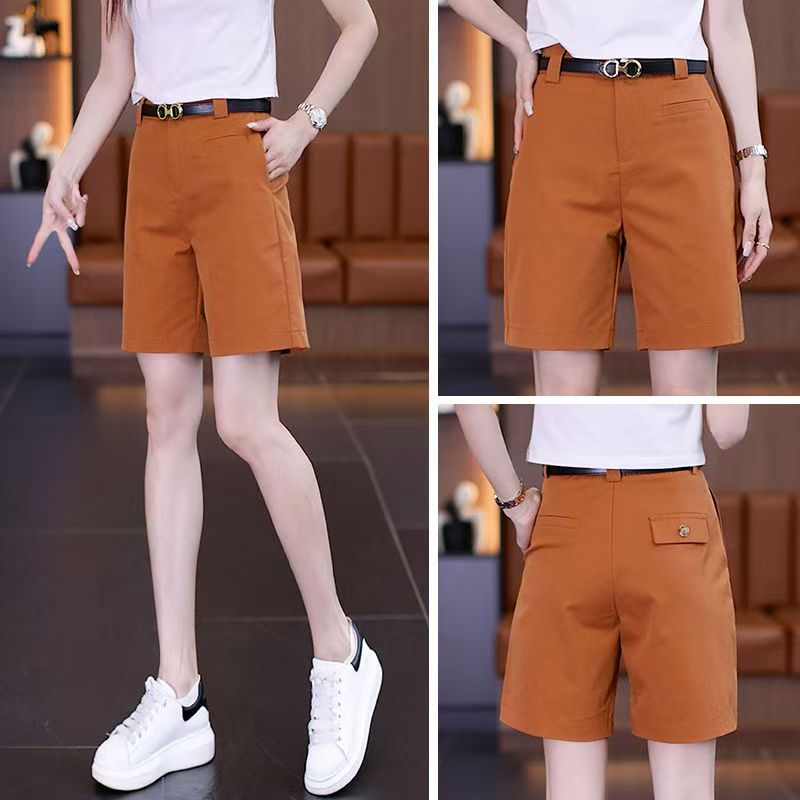 High-waisted shorts-高腰五分裤