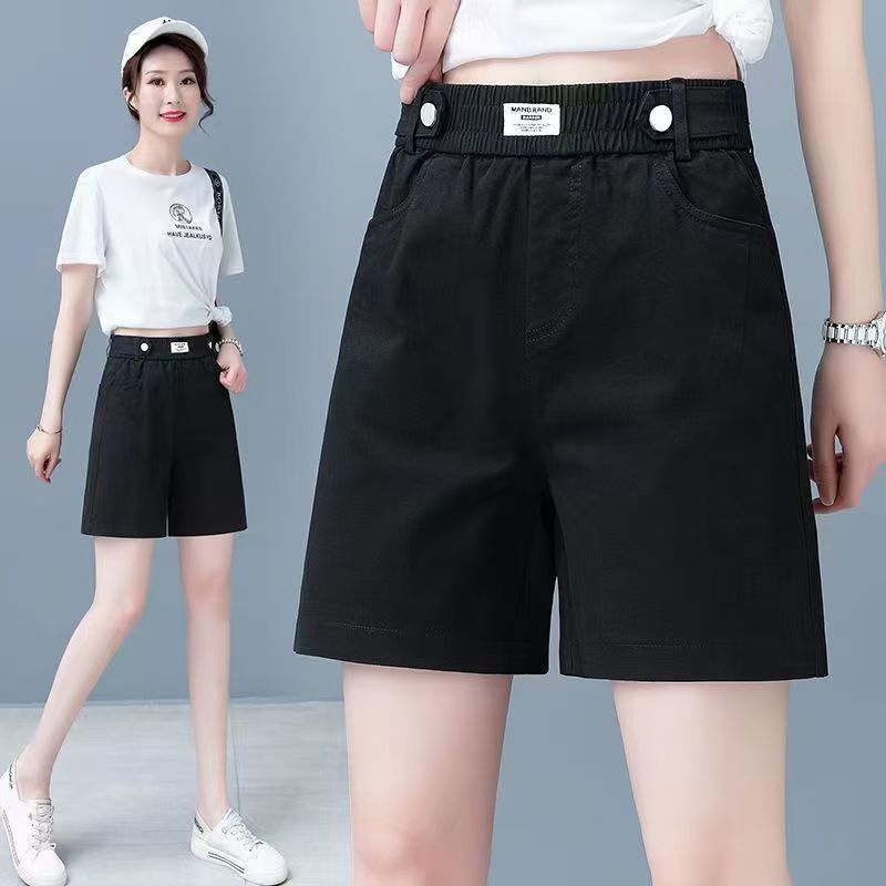 High-waisted shorts-高腰五分裤