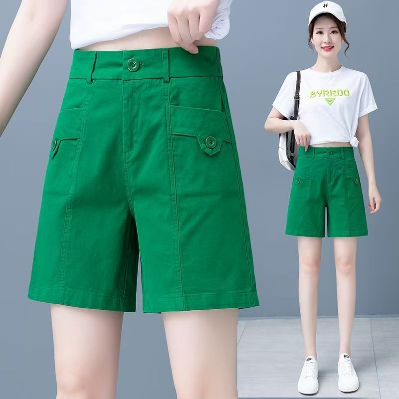High-waisted shorts-高腰五分裤