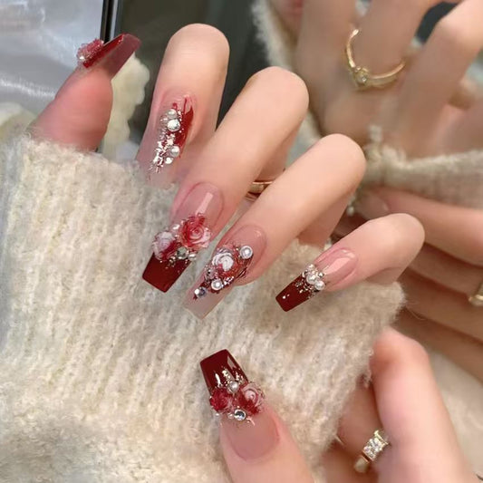 Handmade wearable nails-36 pieces, buy one get one free