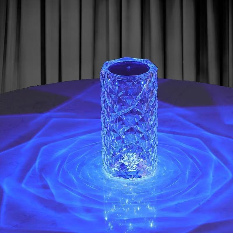 Light luxury crystal table lamp