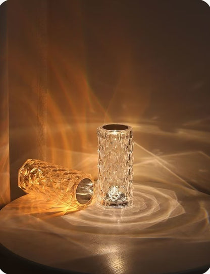 Light luxury crystal table lamp