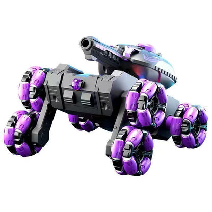 360° rotating remote control tank