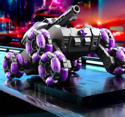 360° rotating remote control tank